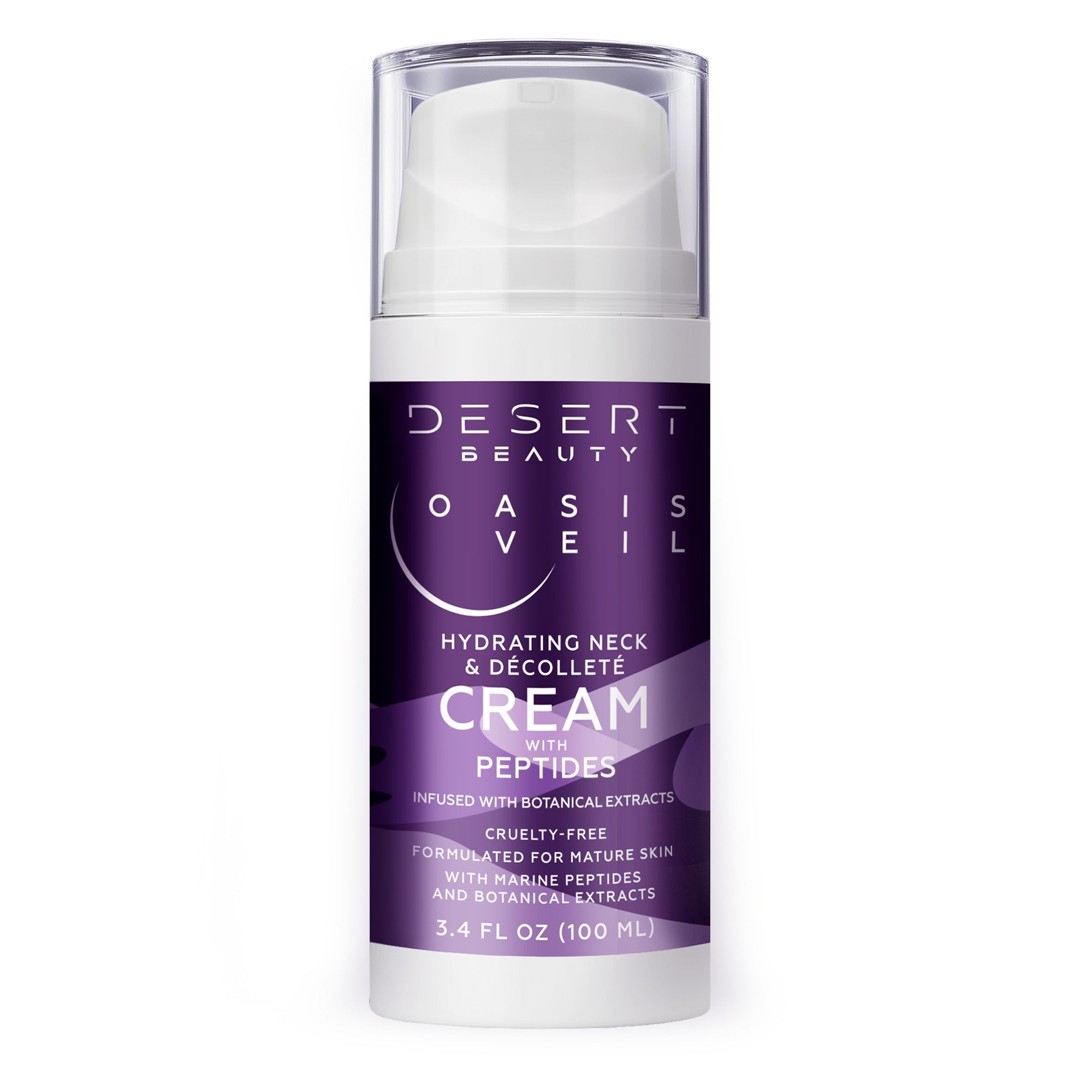 Firming Peptide Neck Cream for Crepey Skin | Oasis Veil – Desert